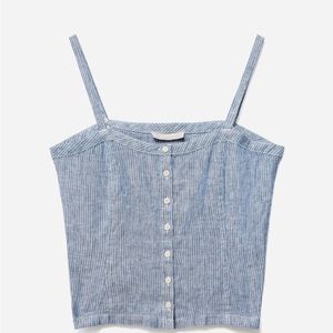 Everlane Linen Picnic Top Sz 2